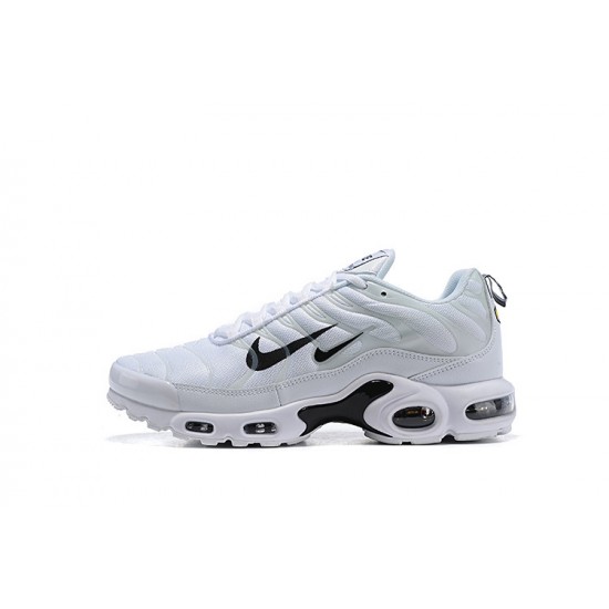 Men Sports Shoes Nike Air Max Plus Tn White Black
