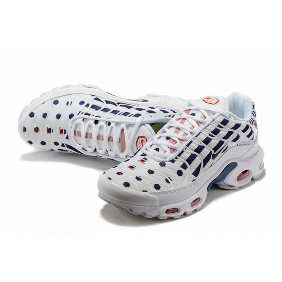Men Sports Shoes Nike Air Max Plus Tn White Blue CI9103-100 Men Sports Shoes Nike Air Max Plus Tn White Blue CI9103-100