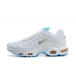 Men Sports Shoes Nike Air Max Plus Tn White Blue