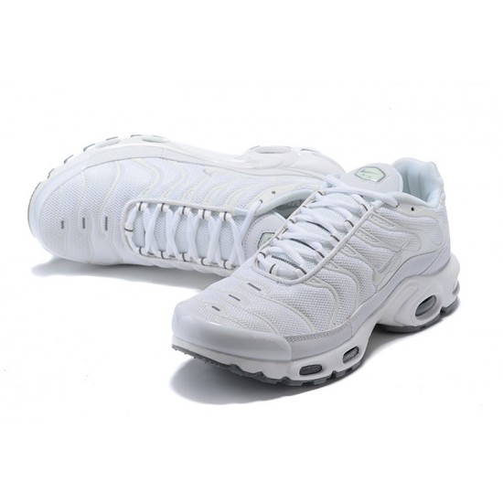 Men Sports Shoes Nike Air Max Plus Tn White