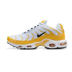 Men Sports Shoes Nike Air Max Plus Tn White Yellow CD7061-700
