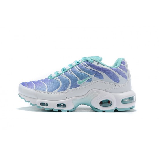 Women Sports Shoes Nike Air Max Plus Tn White Blue