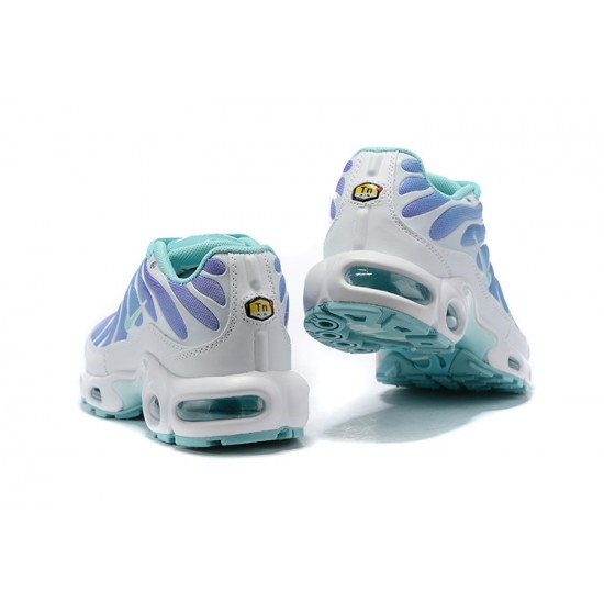 Women Sports Shoes Nike Air Max Plus Tn White Blue